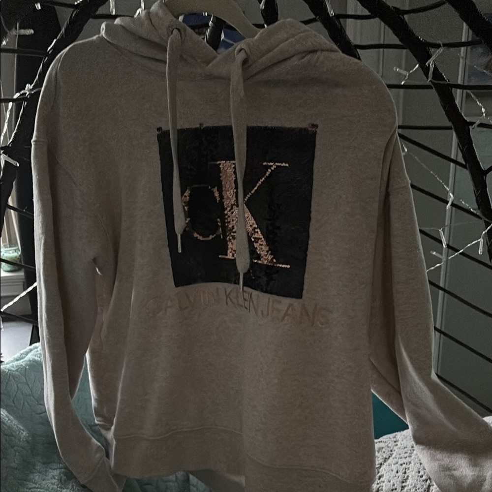 Calvin Klein Gray Sweatshirt Casual Comfort